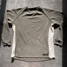 Mossy Oak Thermal Shirt Mens XL Green Waffle Knit Hunting Camo Base Layer
