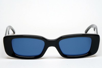 Gucci Sunglasses 1996 Vintage Black Blue Square GG 2409/N/S 807