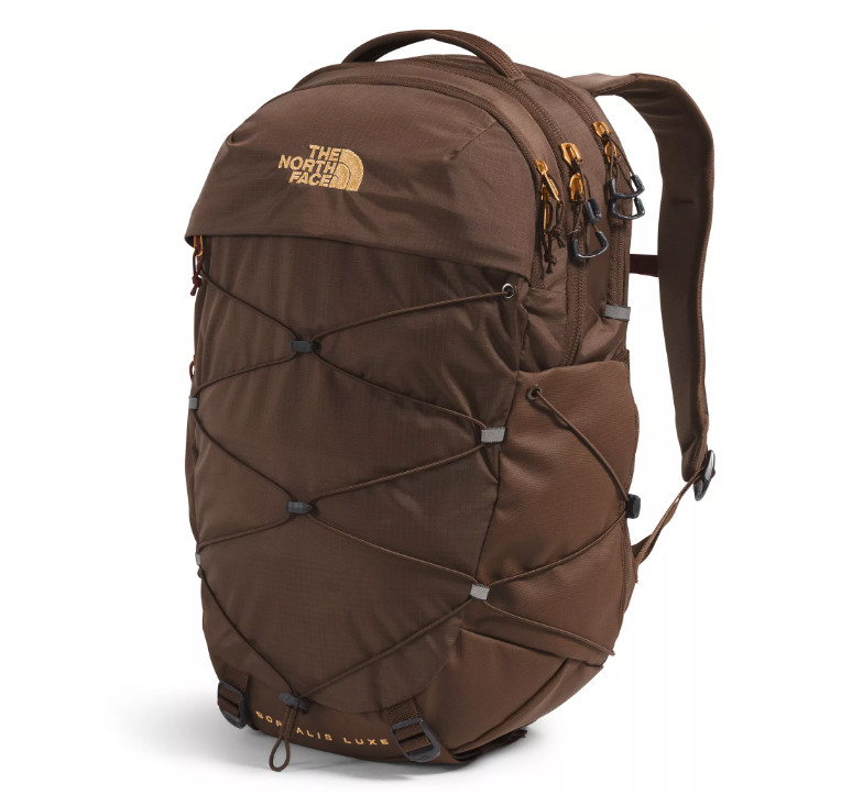 The North Face Women's Borealis Luxe Backpack Smokey Brown/Gold Metal
