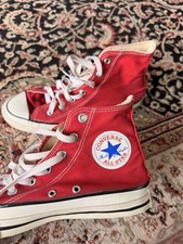 Vintage Red Converse All Star High Top Chuck Taylor USA 6 Men READ DESCRIPTION