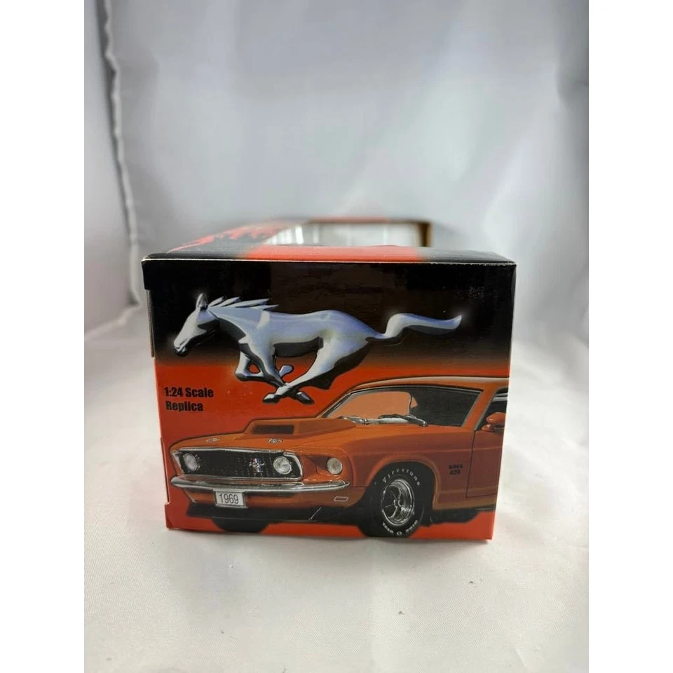 First Gear NAPA 1969 Ford Mustang Boss 429 Bank Diecast 1:24 Scale Replica NIB - Image 3 of 4