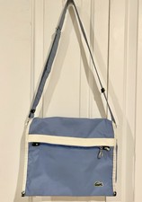 Unisex LACOSTE Cross Body Messenger Bag Y2K Retro Classic Preppy Casual
