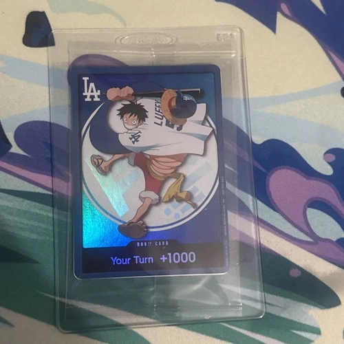 2026 ONE PIECE LOS ANGELES DODGERS MONKEY D LUFFY DON CARD PROMO 7/2/26 SEALED