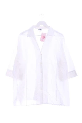 MY LINE Chemise à manches courtes Dames Chemise T EU 52 blanc style décontracté - Photo 1/4