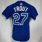 Mike Trout #27 Los Angeles Angels MLB All Star Game Majestic T-Shirt Mens MEDIUM