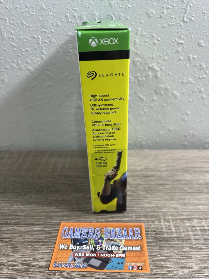 NEW - Seagate XBOX Game Drive 2TB Portable HDD-CyberPunk 2077 Special Edition‼️ - Image 2 of 4