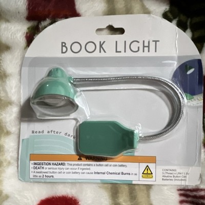 1616 Holdings Green Flexible LED Book Light Battery Operated White Light New