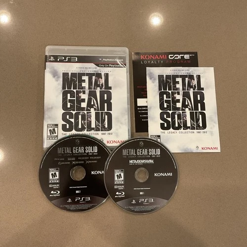 Metal Gear Solid: The Legacy Collection CIB PlayStation 3 PS3 Complete