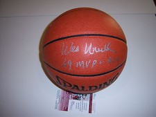 WES UNSELD WASHINGTON BULLETS 69 MVP-ROY JSA/COA SIGNED BASKETBALL