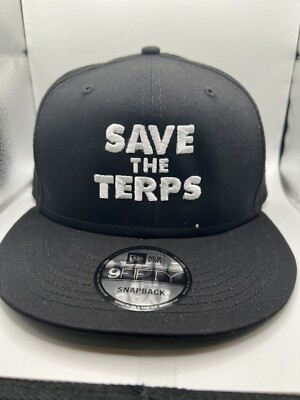 Boveda SnapBack Hat  Save The Terps  Black Baseball Cap Hat New Era One Size
