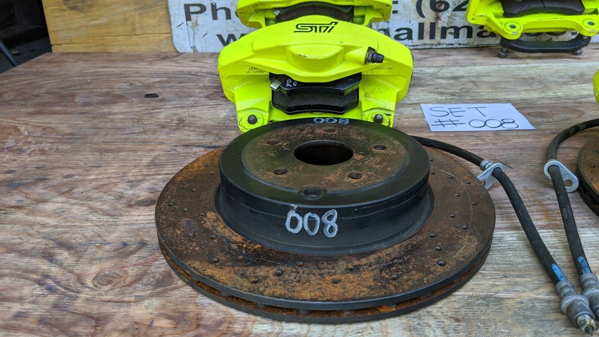 18-19 SUBARU IMPREZA WRX STI OEM 6POT FRONT 2POT REAR BREMBO