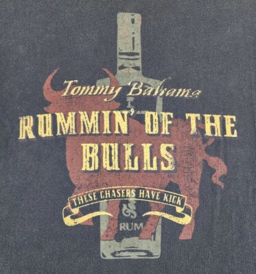 VINTAGE Tommy Bahama Shirt Mens Extra Large Rummin' Of The Bulls Rum Adult A54