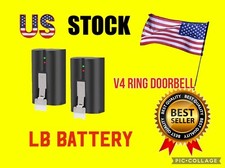 2PCS Genuine Ring 2, 3 Video Door Bell Rechargeable Battery Quick Release Power