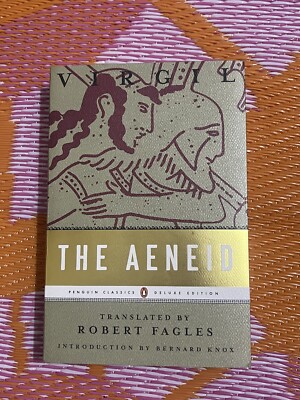 The Aeneid Translated By Robert Fagles Paperback With Gold Foil & Deckled Edges