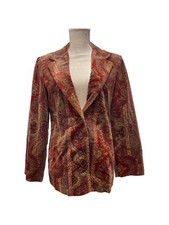 Exquisite Vintage Velvet Blazer Bohemiam Suburban Separates Country Miss Size 12