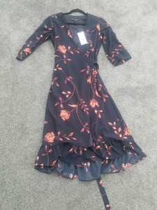 next floral wrap dress