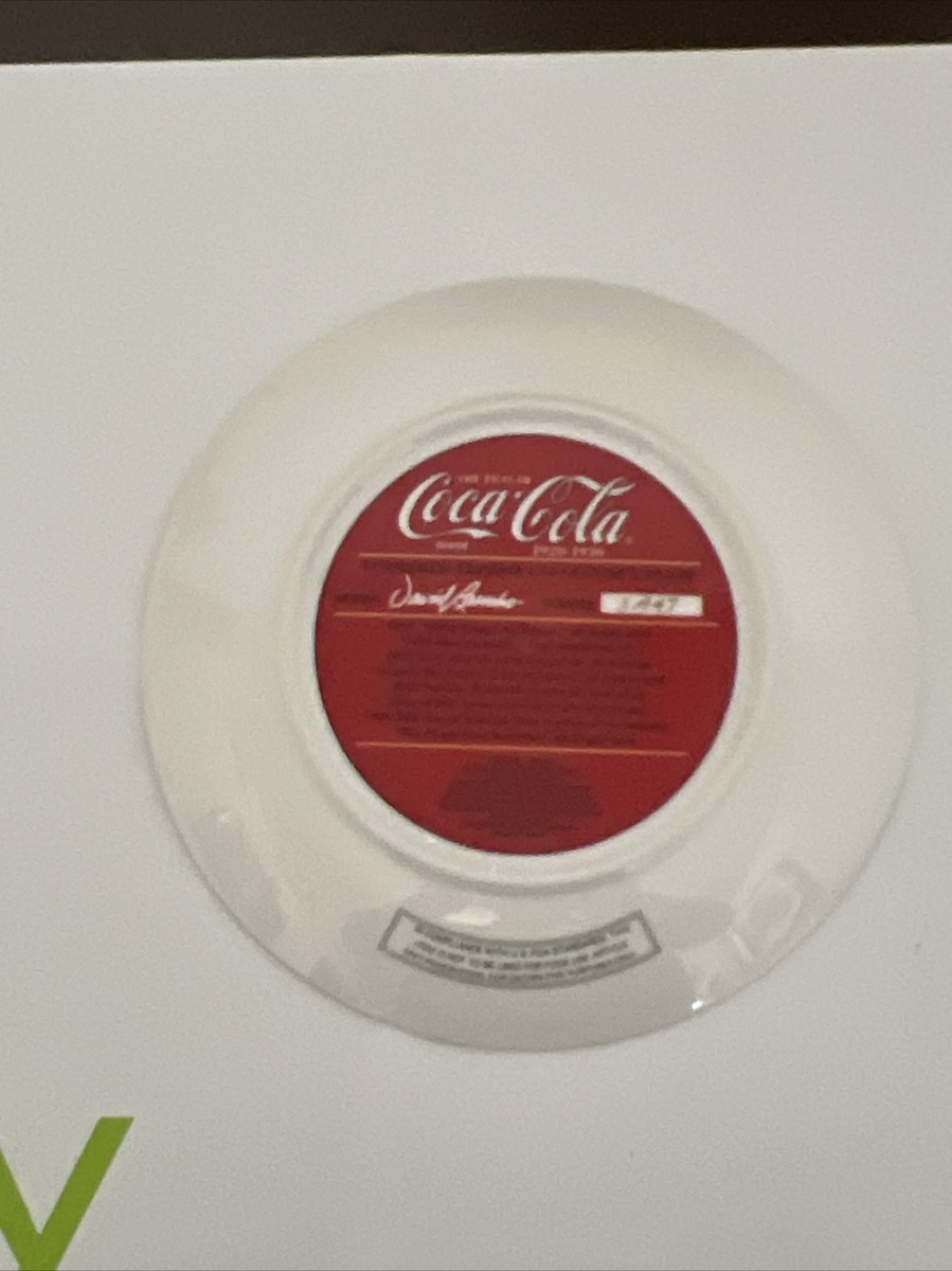 Coca-Cola Brand 1920-1930's Collectors Plate item # 188565 COKE