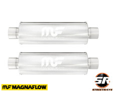 Magnaflow 10426 4 Round Muffler Ss 2.5 Centercenter 18 Body - Pair
