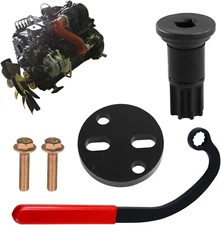 Cummins Engine Barring Tool Injection Pump Gear Puller Lock Nut Wrench Fit Dodge