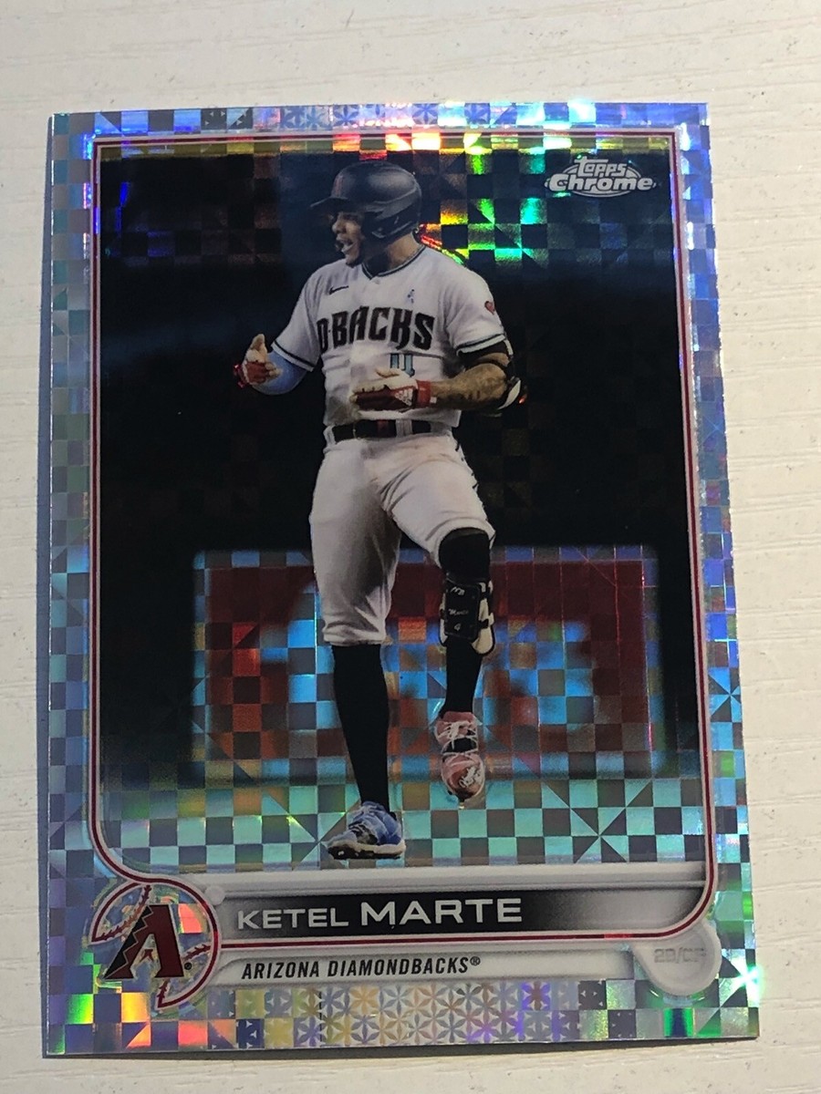 2022 Topps Chrome XFractor Ketel Marte Arizona Diamondbacks 124 | eBay