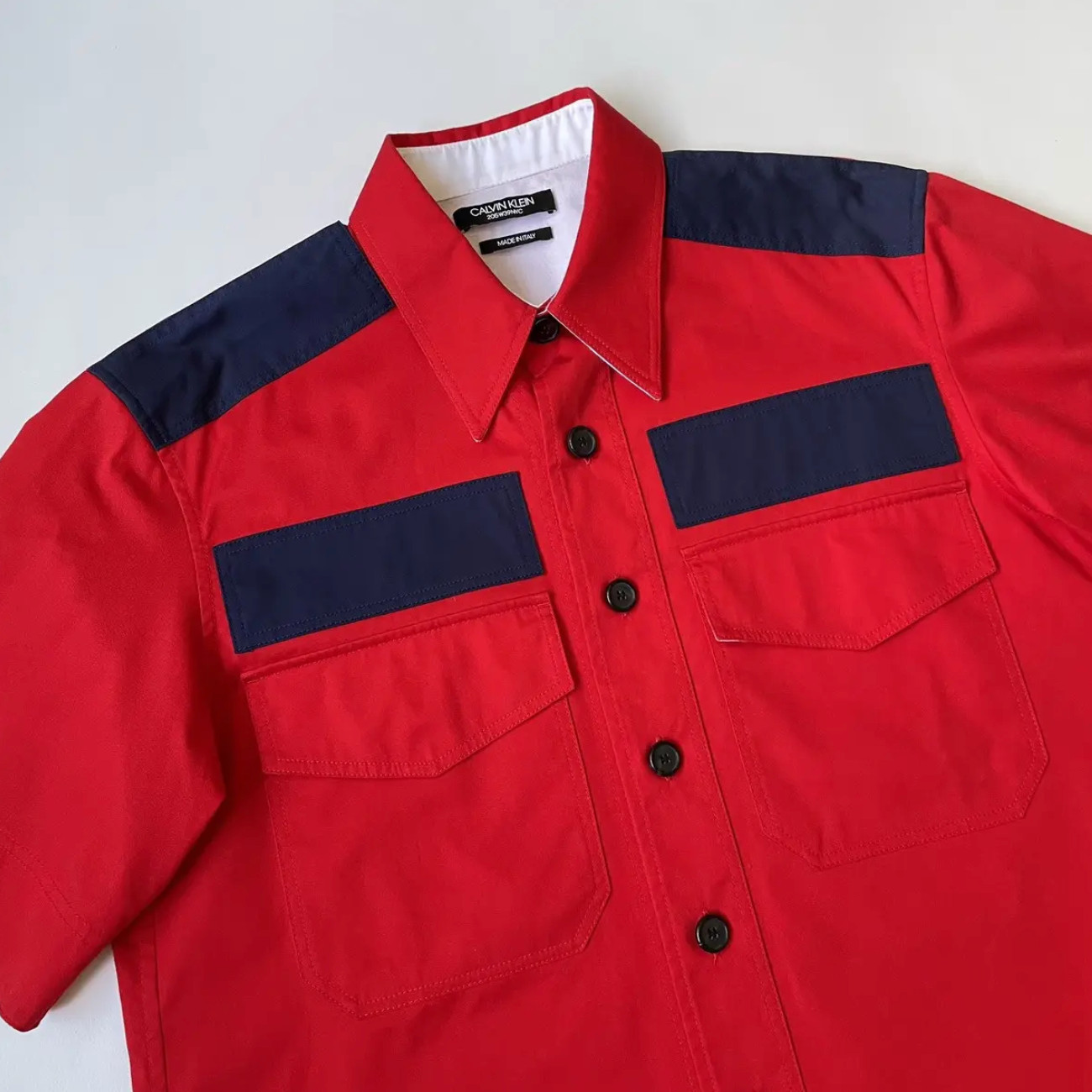 Calvin Klein 205W39NYC by Raf Simons Autumn/Winter 2018 cotton officer shirt M image 5