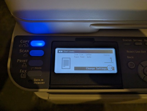 Oki MB451w All-In-One Laser Printer , As is - Picture 2 of 10