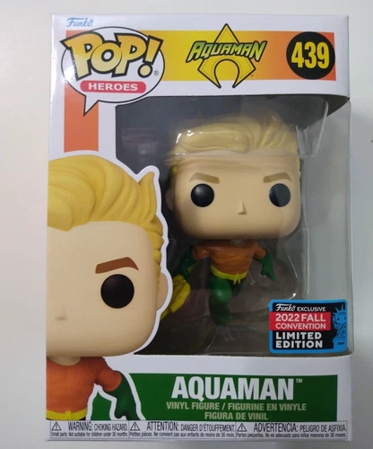 AQUAMAN Funko Pop!  2022 Fall Convention Limited Edition 439 SEALED