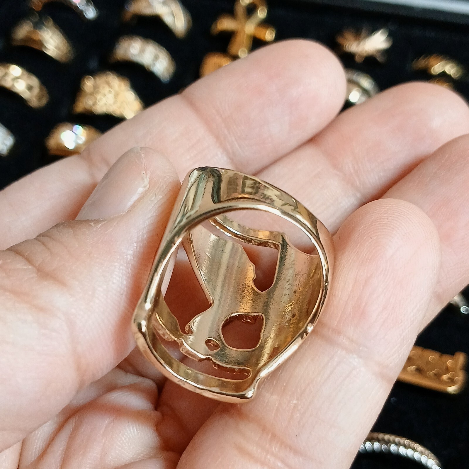 Melody Ehsani "Nefertiti" Statement Ring - Size 8… - image 6