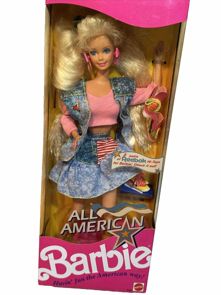 昭和レトロ  ヴィンテージBarbieアメリカンガール Vintage American Girl Barbie in Box with Stand and Booklet | eBay