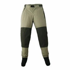Fly Fishing Waders Pants Stocking Foot Waterproof Wading Trousers Waist Wader