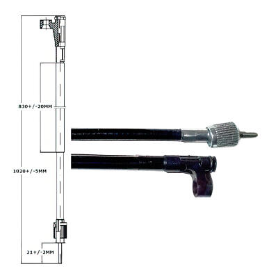 Tachowelle Sym Fiddle 2 / 3 50 / 125