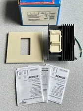 NEW Leviton Renoir 81500-I Heavy Duty Slide Dimmer Single Pole 1500w 120v Ivory