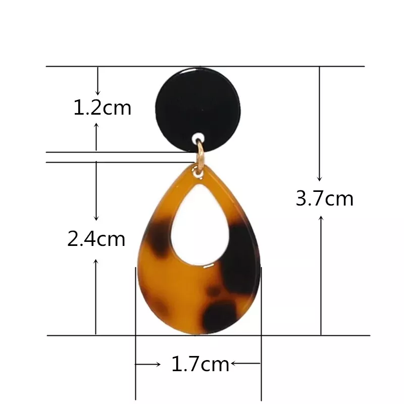 Topshop tortoiseshell hotsell earrings