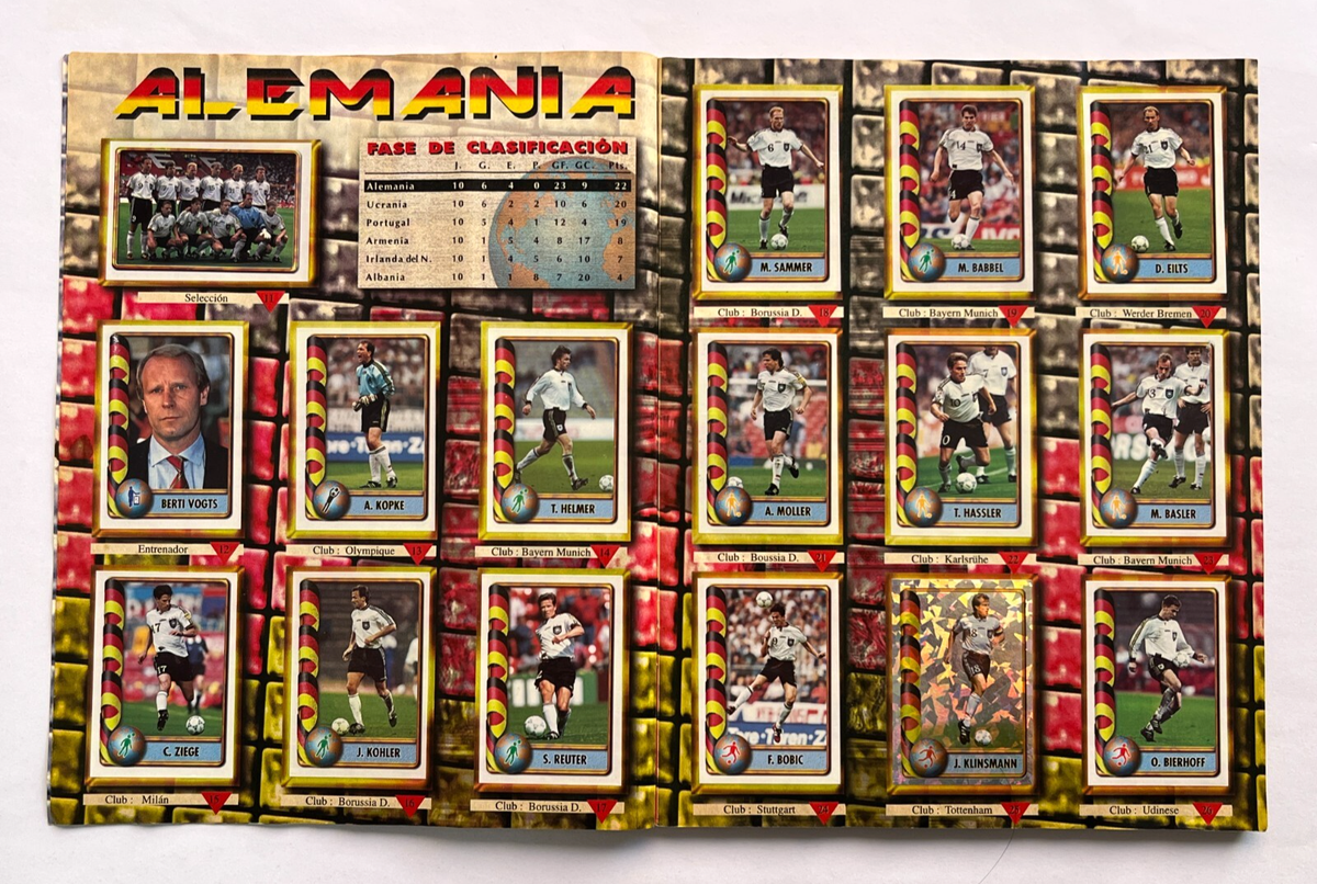 FIFA World Cup FRANCE 1998 NAVARRETE Sticker Album 100% Complete