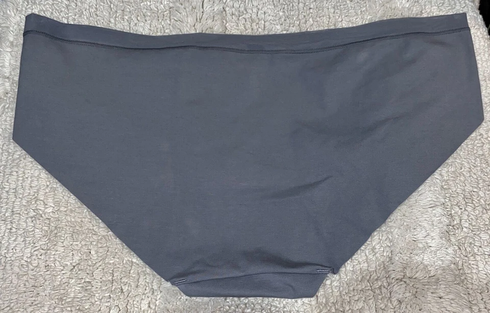 DKNY Downtown Cotton Dk Grey No Visible Line Bikini Panty Underwear Womens Sz XL - Image 2 of 4