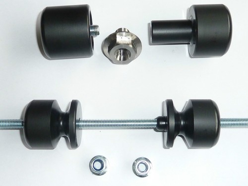 HONDA CBR600F 1999 2008 AXLE FRONT & REAR CRASH MUSHROOMS SLIDERS BOBBINS S3Q - Picture 6 of 7