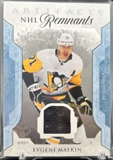 2023-24 Upper Deck Artifacts NHL Remnants Evgeni Malkin Pittsburgh Penguins