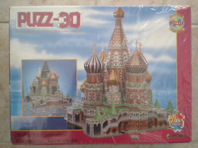 Wrebbit Puzz 3D, St-Basil 's Cathedral, used, sold for parts