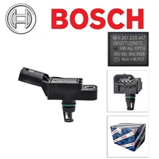 NEW OEM BOSCH 0261230417 MAP Manifold Absolute Pressure Sensor For-VW 1.8L, Audi