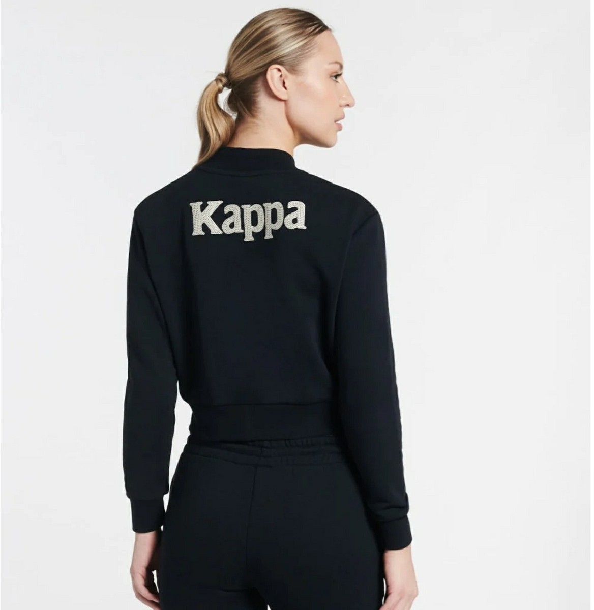 Kappa Authentic Ginkle Cropped Women's Track Jacket - Size Large