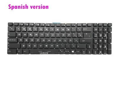 Spanish backlit Teclado for MSI GE62 6QD/GE62 6QE/GE62 6QF Apache Pro  keyboard