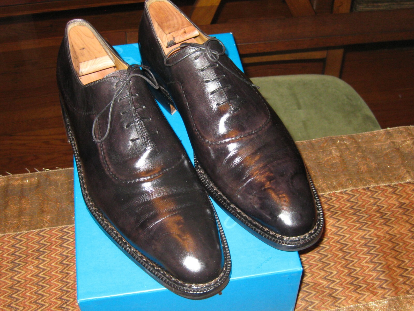 REDUCED Rare Sutor Mantellassi Black Reverse Stitch … - Gem
