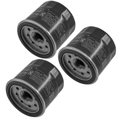 3 Pack Oil Filter for Yamaha 1600 XV1600 Road Star XV1700 1700 YZF R6 R6S