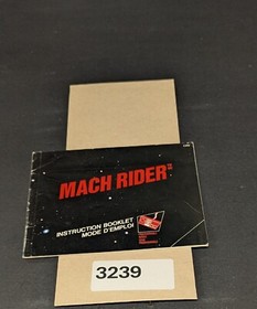 Mach Rider - Nintendo NES- Manual Only **NO GAME!