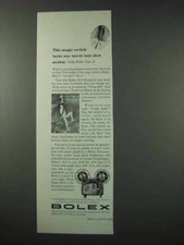 1961 Bolex 18-5 Projector Ad - Turns Movie Slow Motion