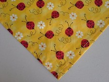 Dog Bandana/Scarf Tie On, Lady Bugs, Daisies, XS, S