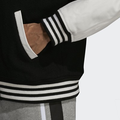 ＜UNITED ARROWS & SONS＞ NYLON ZIP JACKET Jackets adidas x United Arrows Sons Varsity Jacket Black