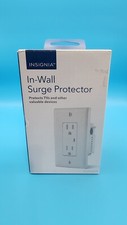 Insignia  - 2 Outlet In-Wall 1080 Joules Surge Protector