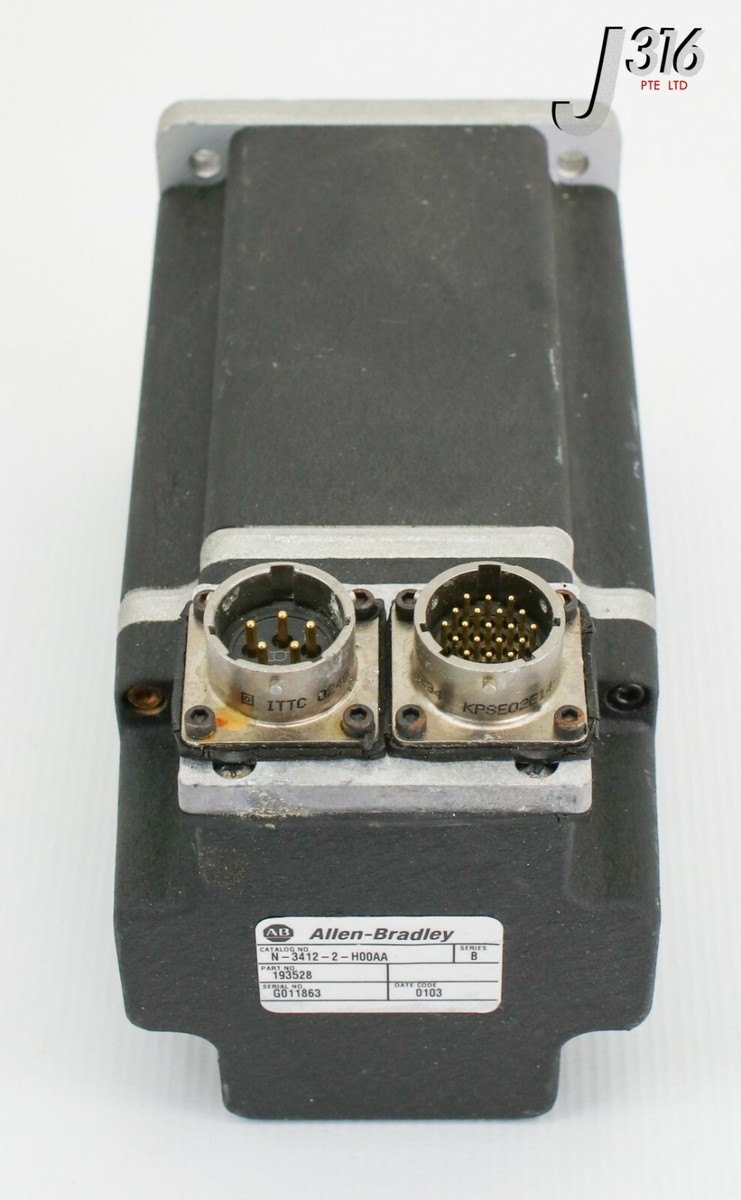 21851 ALLEN-BRADLEY SERVO MOTOR, P/N: 193528 N-3412-2-H00AA | eBay