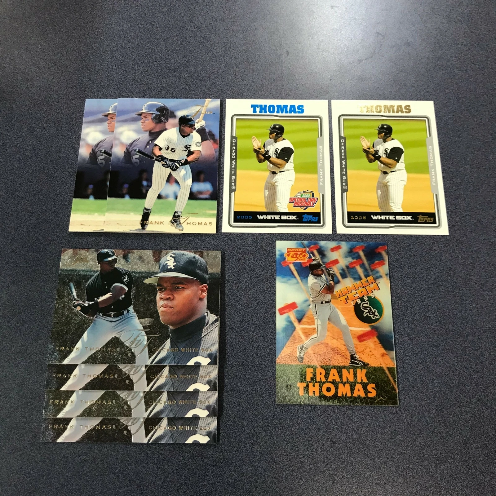 1993 1995 2004 Flair Topps Gold FRANK THOMAS Lot x9 Chicago White Sox QF18